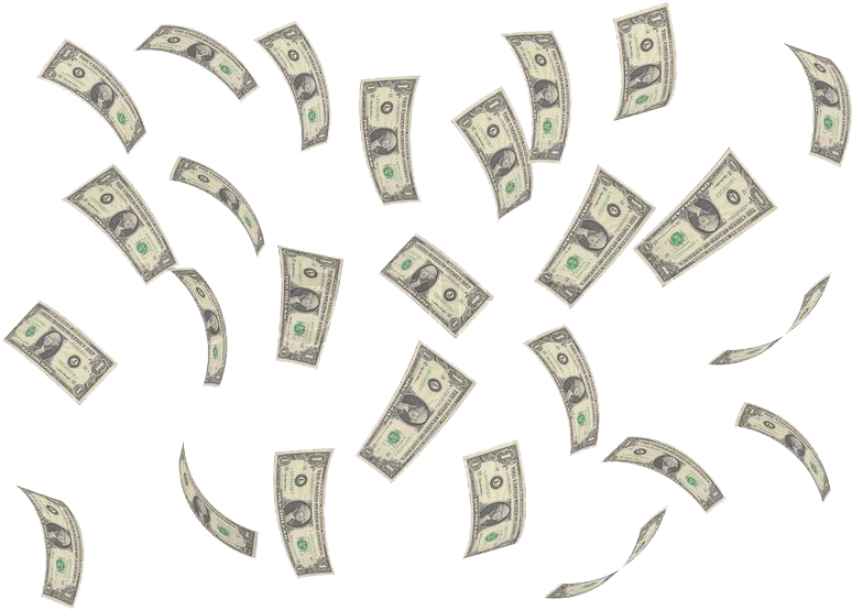 Money Falling Photos Download HQ Transparent PNG Image