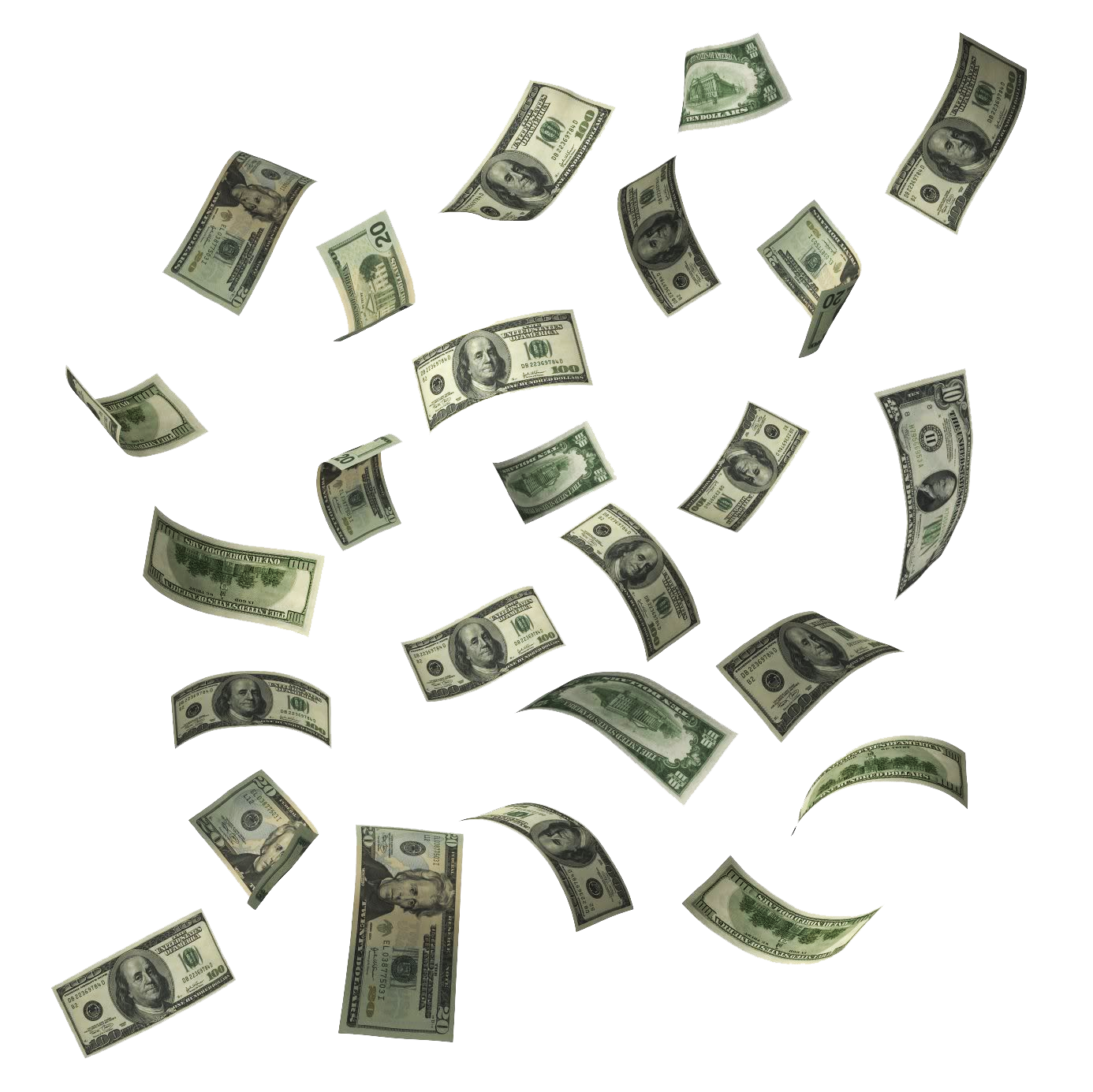 Money Falling Picture Free Photo Transparent PNG Image