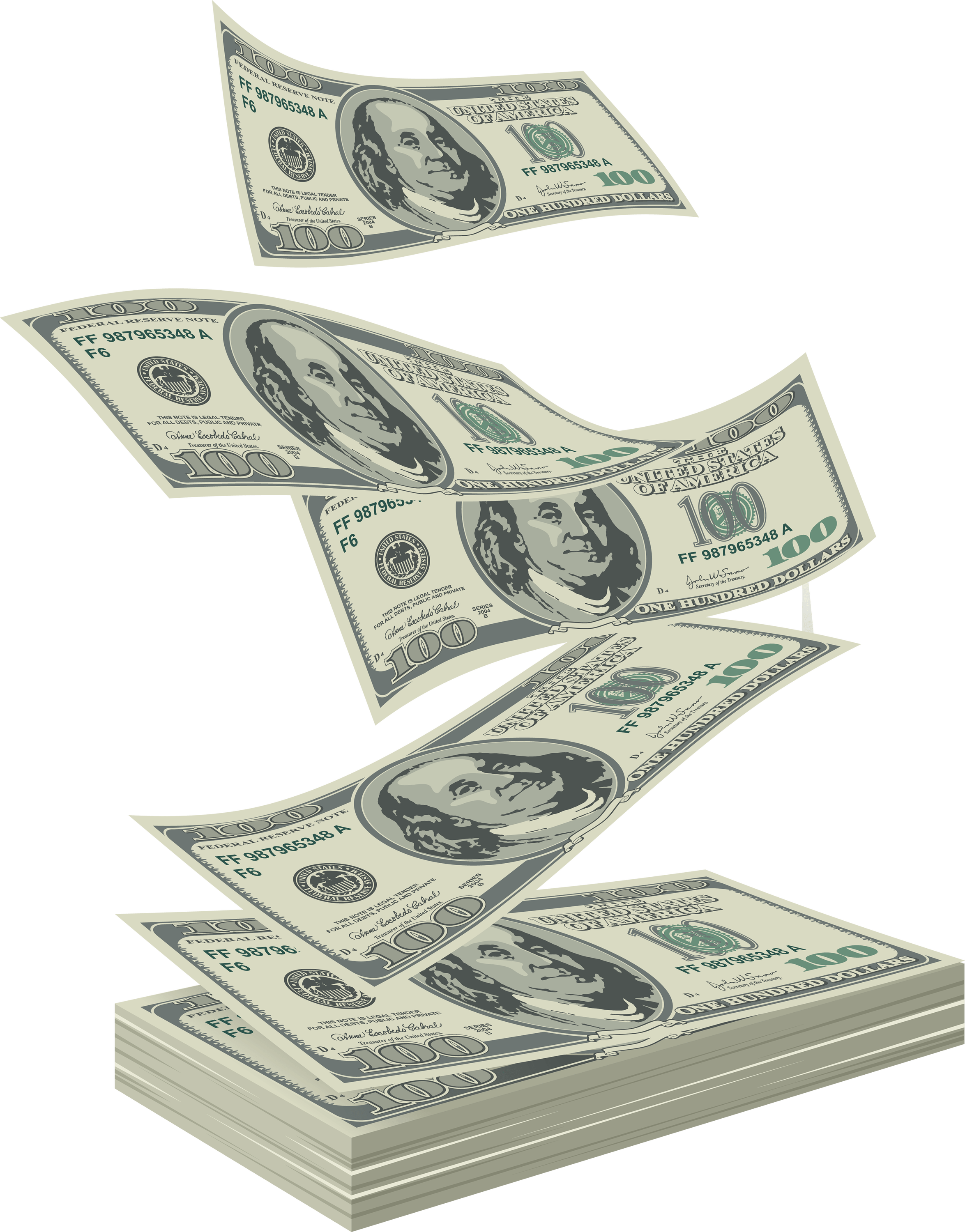 Money Falling PNG File HD Transparent PNG Image