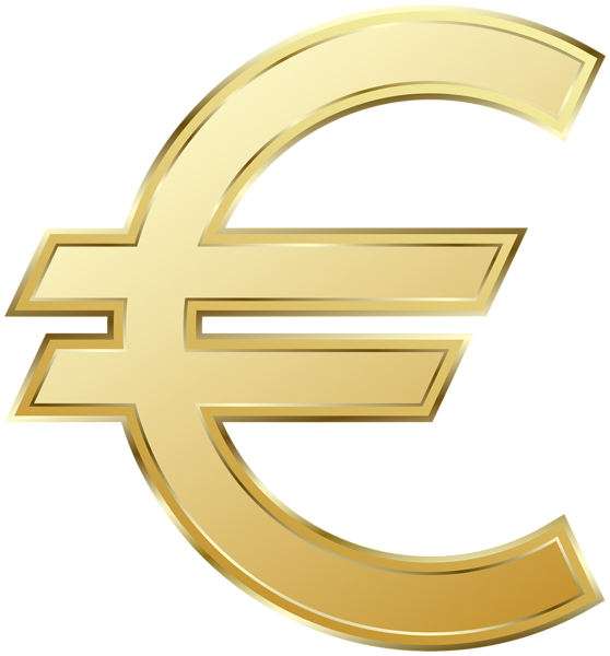 Symbol Gold Euro Free Transparent Image HD Transparent PNG Image