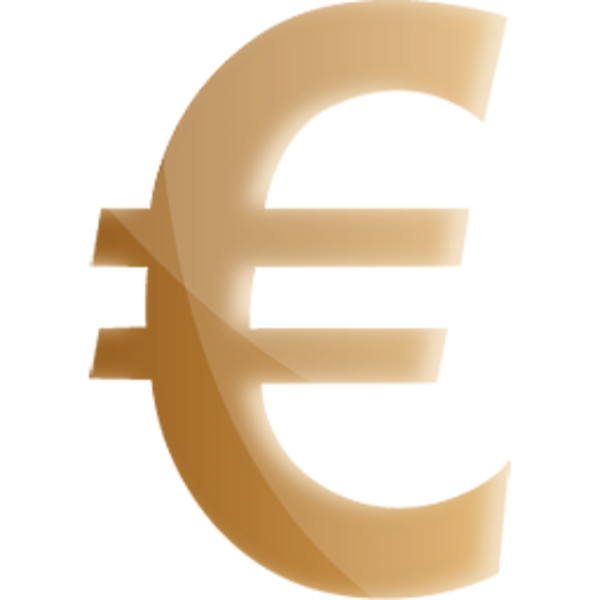 Symbol Gold Euro PNG Image High Quality Transparent PNG Image