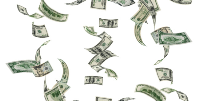 Money Falling Notes Free Clipart HD Transparent PNG Image