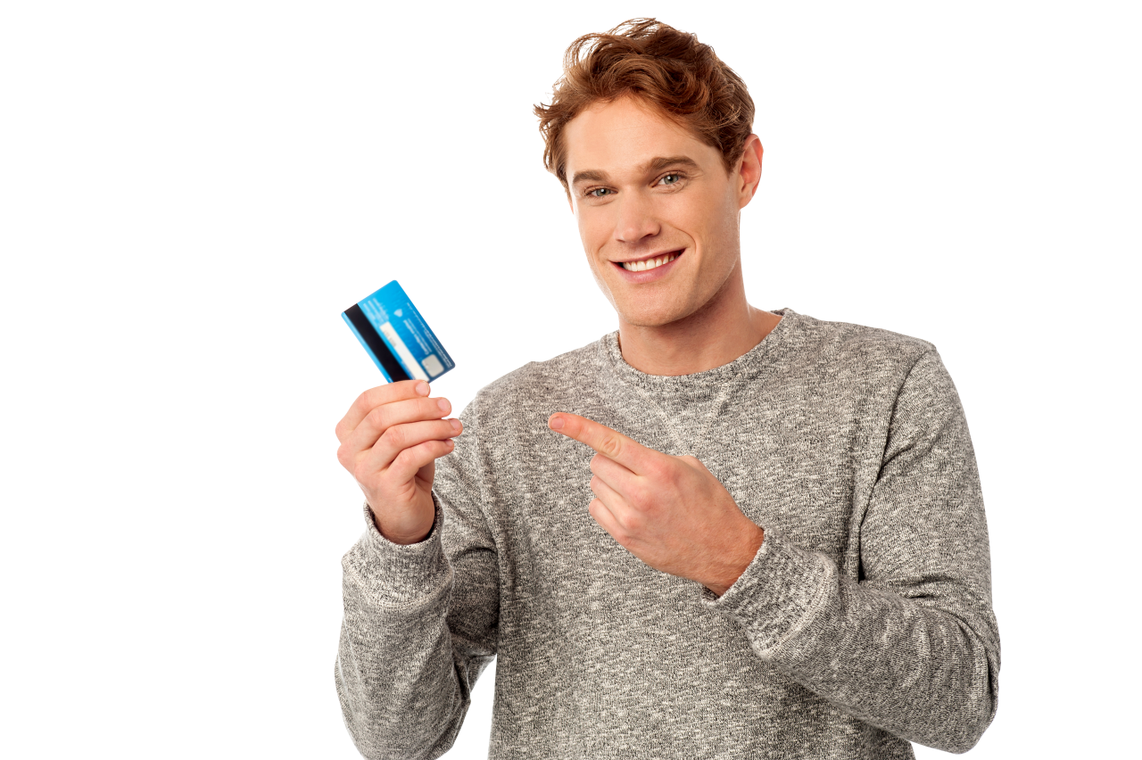 Credit Card Holding Hand PNG Image High Quality Transparent PNG Image