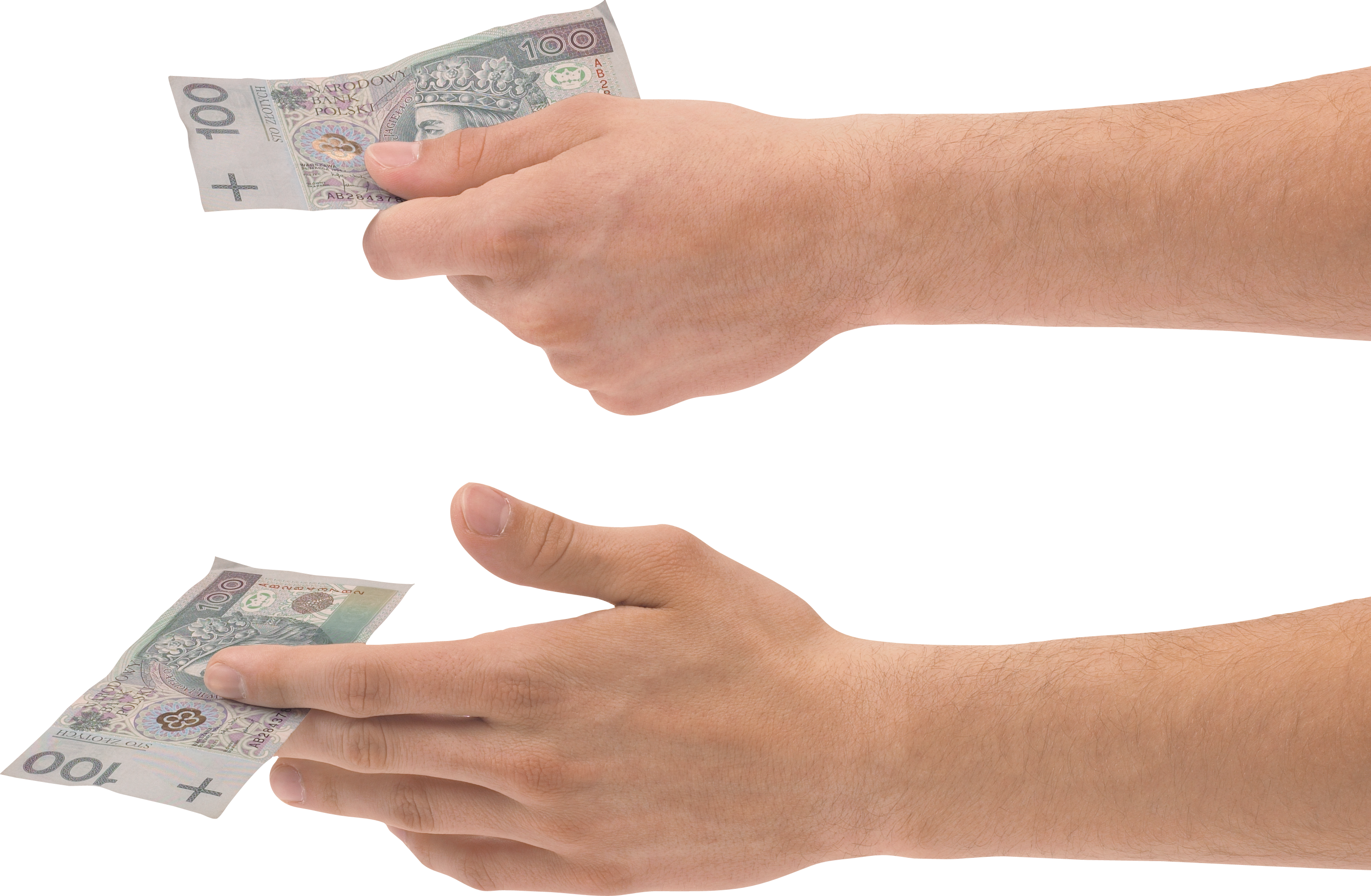 Dollars Male Holding Hand Free HQ Image Transparent PNG Image