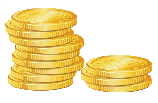 Money Coins Stack Golden HQ Image Free Transparent PNG Image