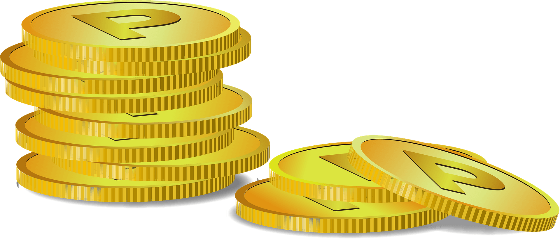 Money Coins Stack Golden Download Free Image Transparent PNG Image