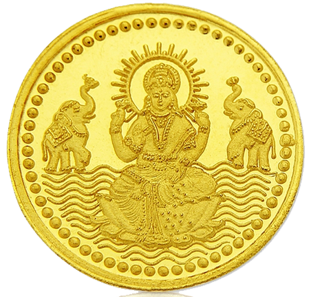 Lakshmi Gold Coin File Transparent PNG Image