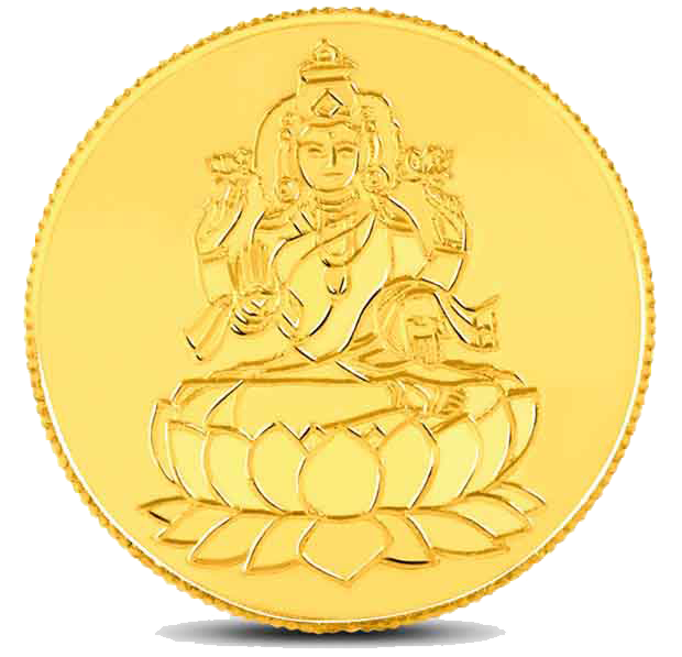 Lakshmi Gold Coin Transparent Transparent PNG Image