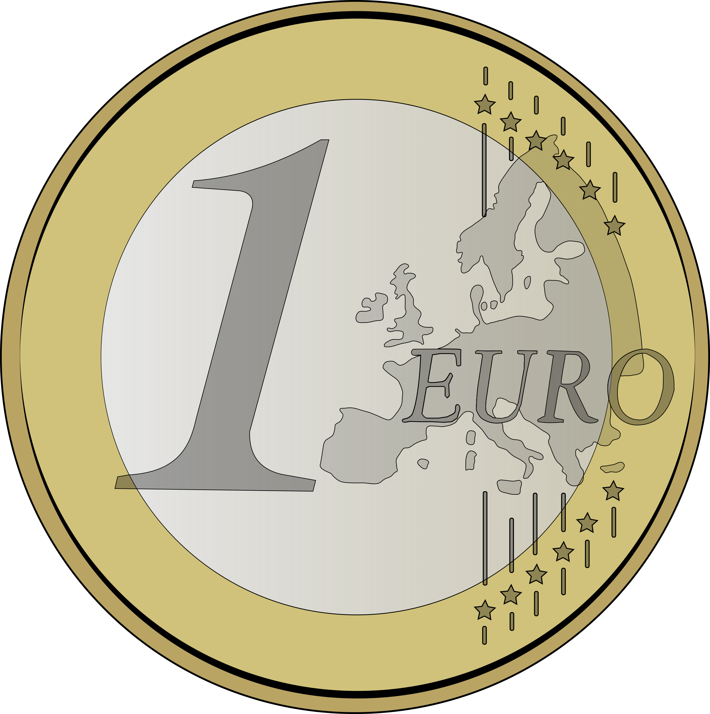 Euro Coin Photos Transparent PNG Image