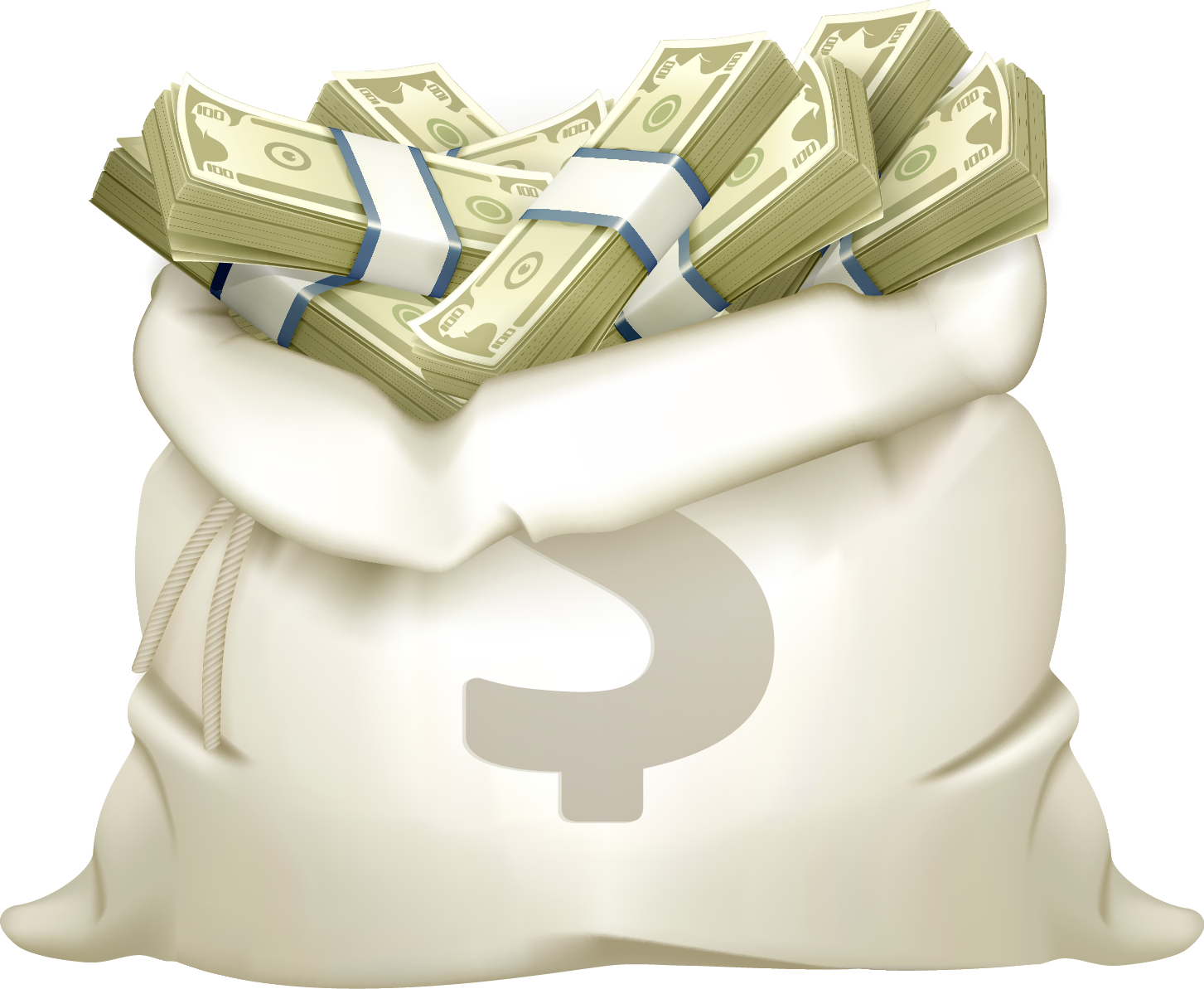 Money Coin Bill Illustration Bag Free PNG HQ Transparent PNG Image