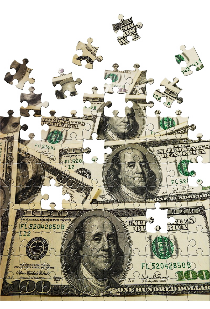 United Banknote Money Puzzle Bill Dollar One-Dollar Transparent PNG Image