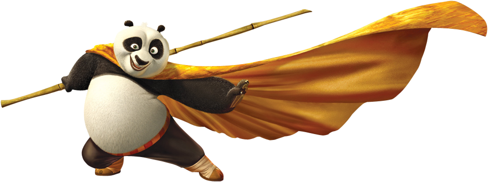 Giant Fu Figure Animal Warriors Po Bird Transparent PNG Image