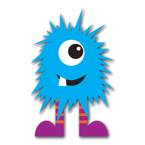 Blue Monster Photo Transparent PNG Image