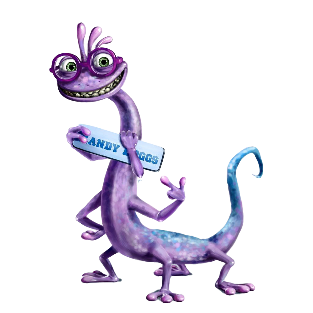 Purple Lizard Inc With Monsters Glasses Transparent PNG Image