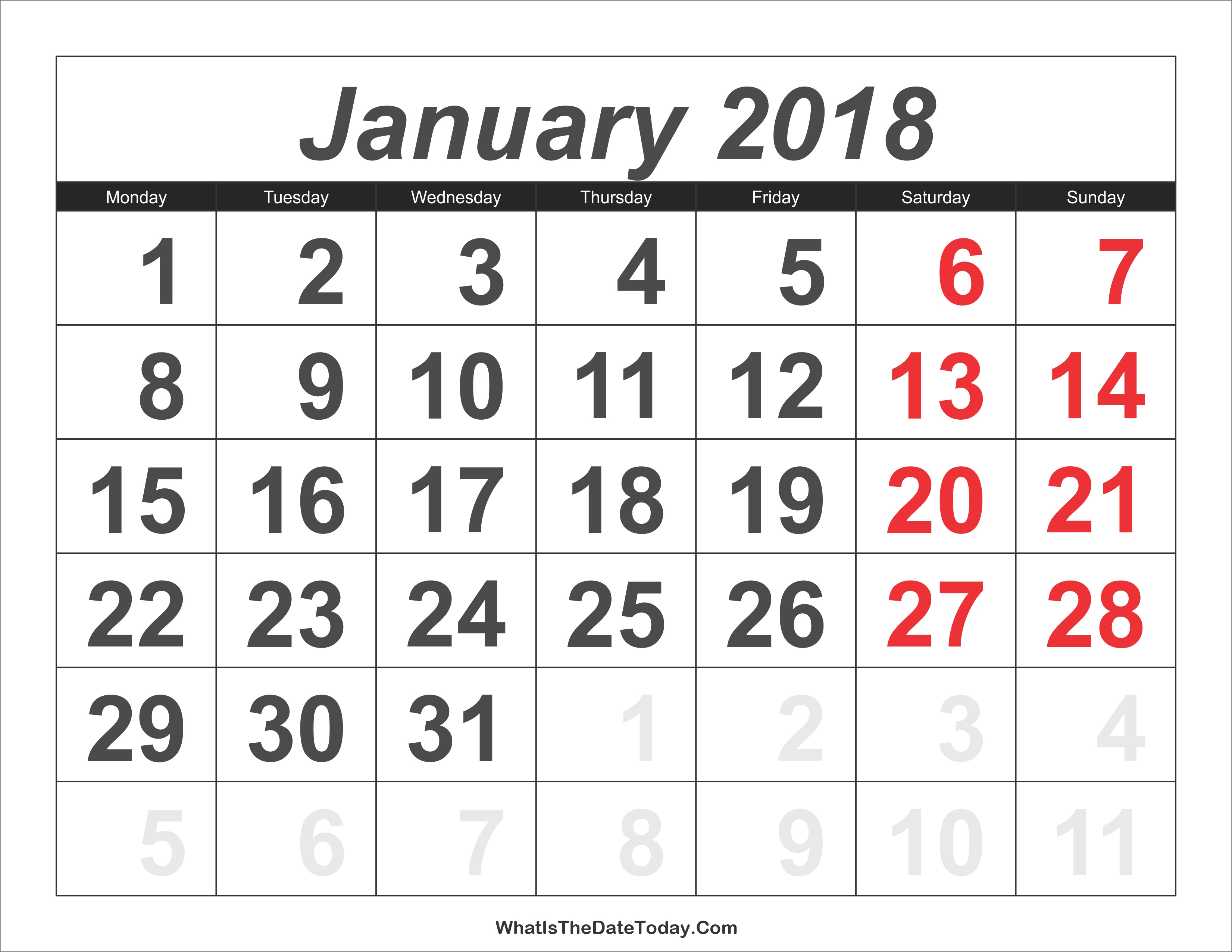 January Free Clipart HQ Transparent PNG Image