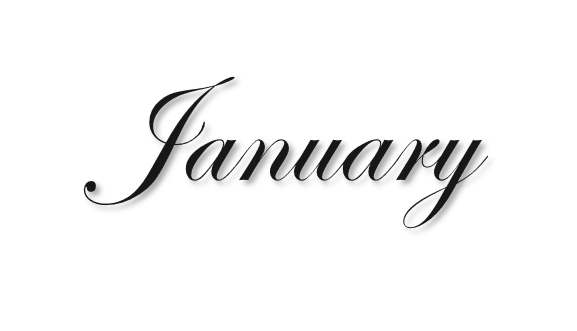 January Free Clipart HQ Transparent PNG Image