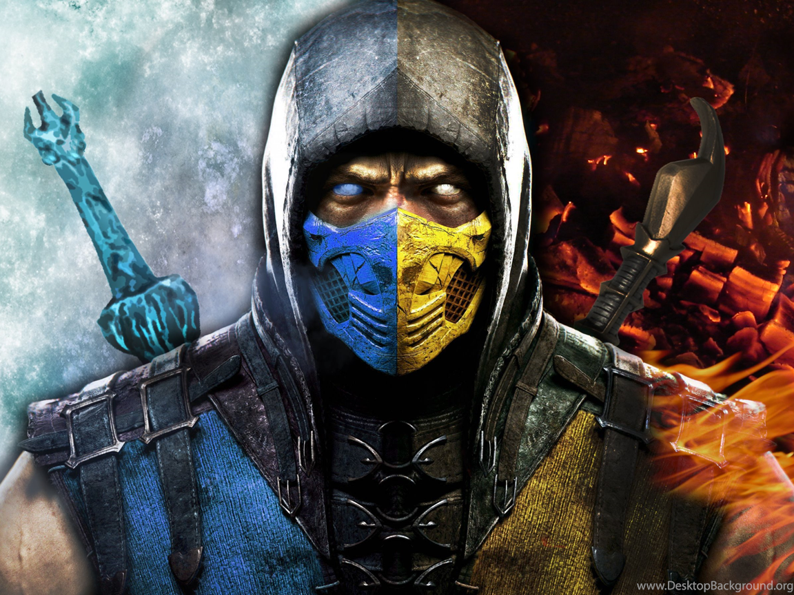 Subzero Wallpaper Character Fictional Computer Mortal Kombat Transparent PNG Image