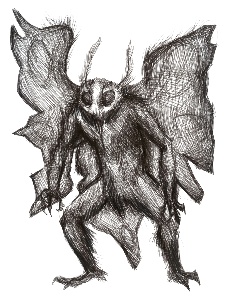 Moth Man Transparent PNG Image