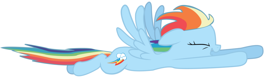 Rainbow Dash Flying Transparent PNG Image