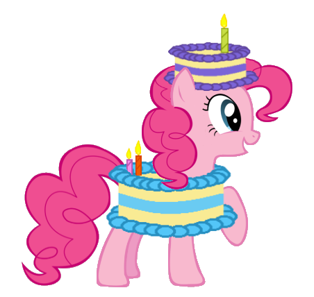 Pinkie Pie Party Clipart Transparent PNG Image