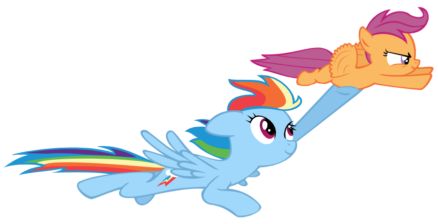 Rainbow Dash Flying Free Download Transparent PNG Image