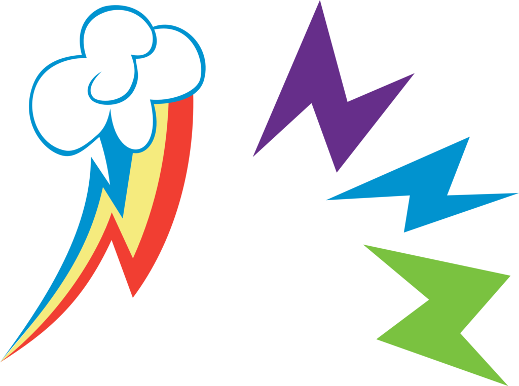 Rainbow Dash Cutie Mark Image Transparent PNG Image