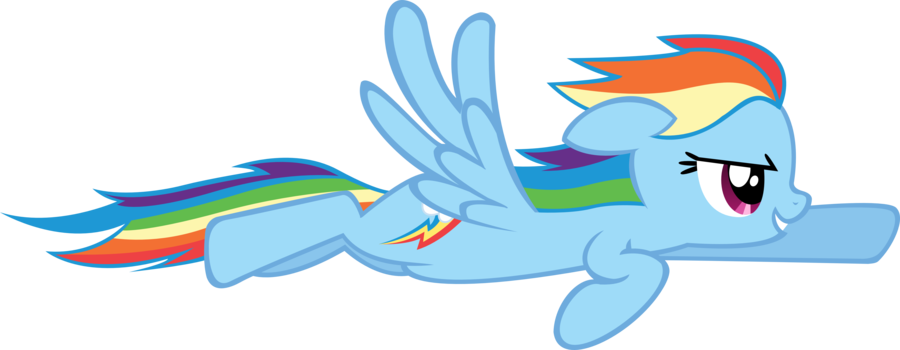 Rainbow Dash Flying Photos Transparent PNG Image