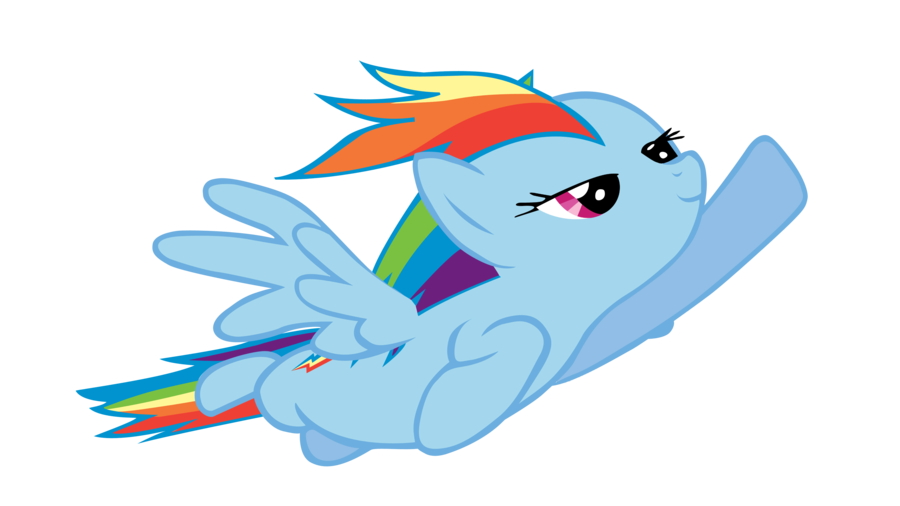 Rainbow Dash Flying Hd Transparent PNG Image