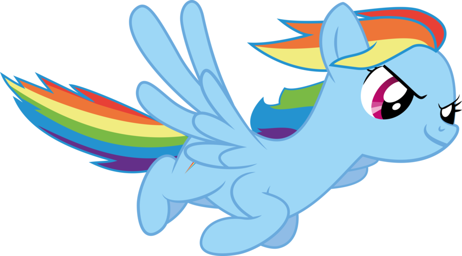 Rainbow Dash Flying Transparent Image Transparent PNG Image