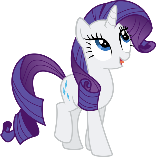 My Little Pony Rarity Clipart Transparent PNG Image