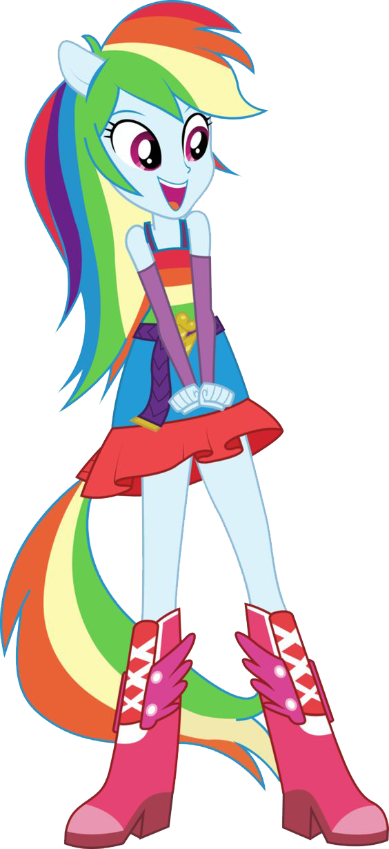 Rainbow Dash Equestria Girls File Transparent PNG Image