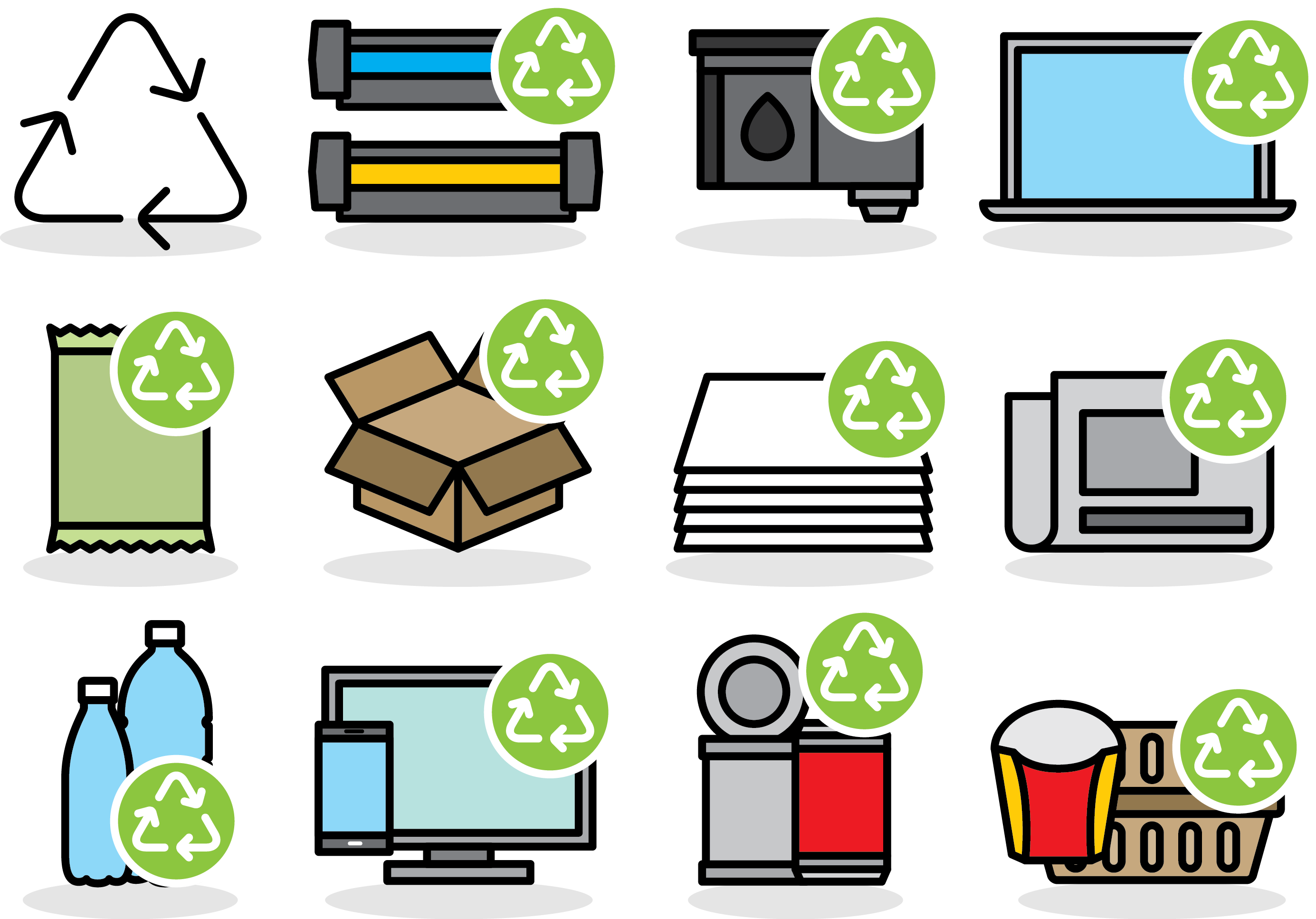 Paper Waste Symbol Recycling Vector PNG Download Free Transparent PNG Image