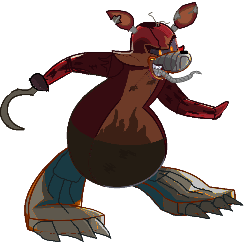 Nightmare Foxy Png Transparent PNG Image