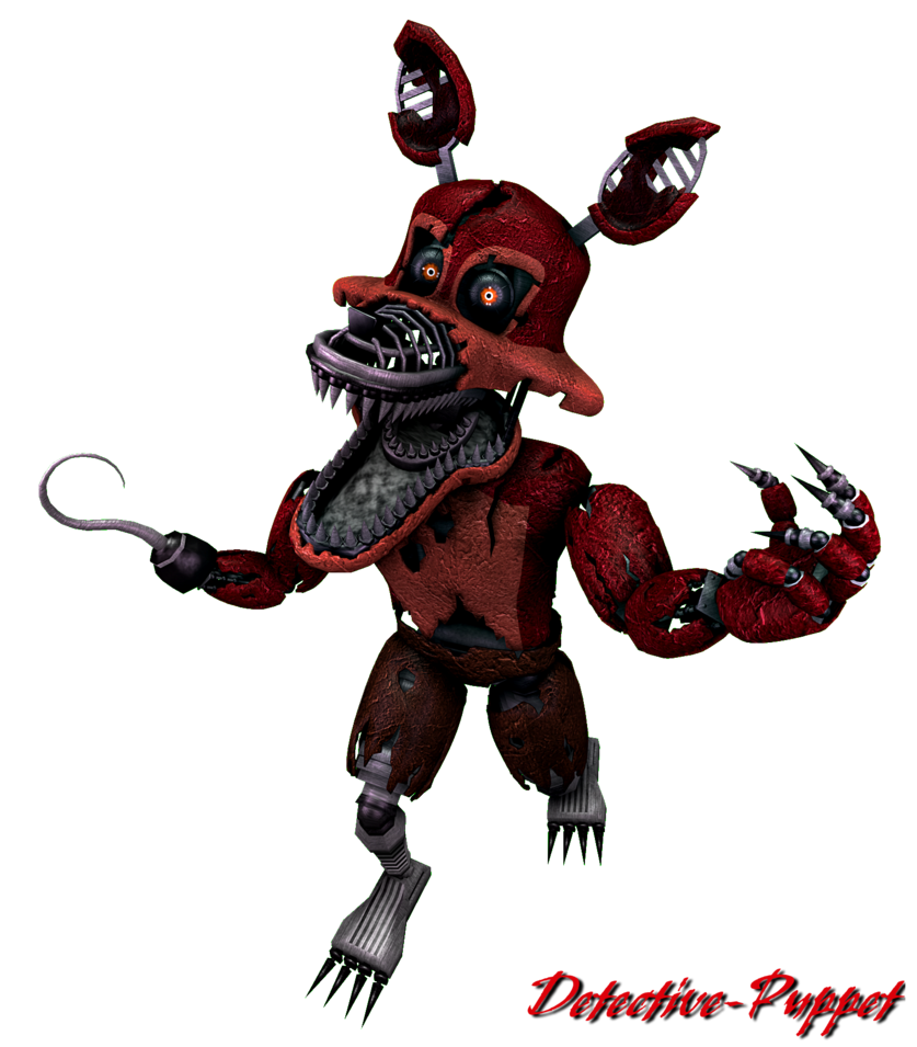 Nightmare Foxy Picture Transparent PNG Image