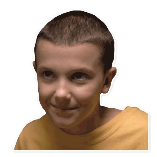 Brown Head Stranger Bobby Things Eleven Millie Transparent PNG Image