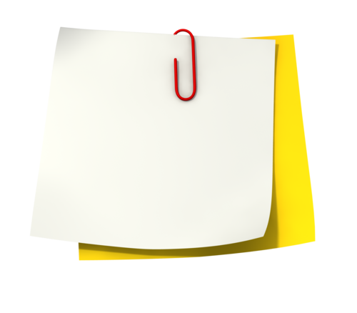 Note Picture Transparent PNG Image