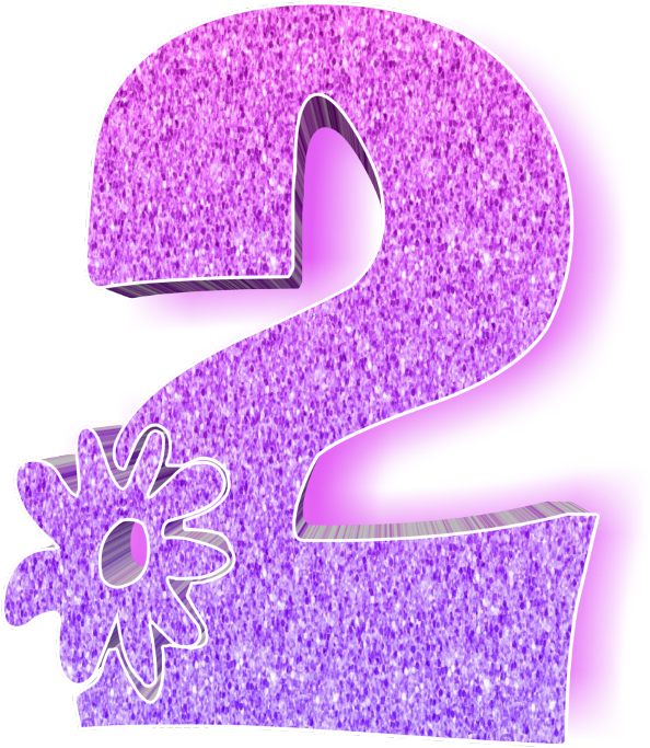 Pic Glitter Number Free HQ Image Transparent PNG Image