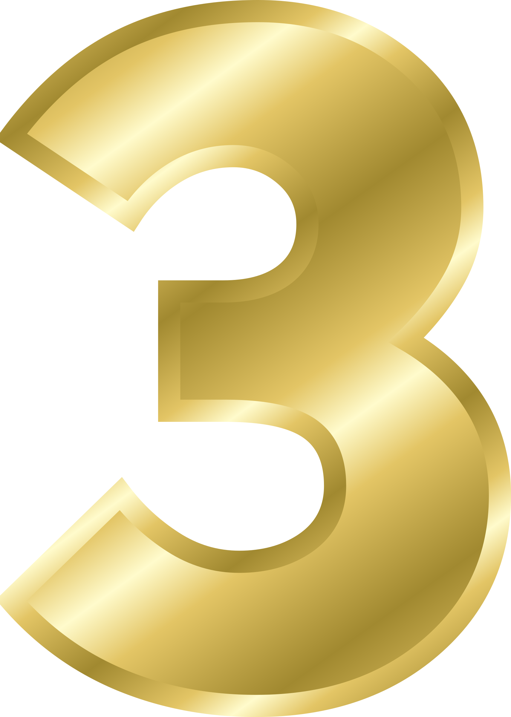 Number Gold Free Download PNG HQ Transparent PNG Image