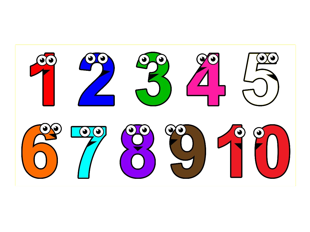 1 To Number Free Clipart HD Transparent PNG Image