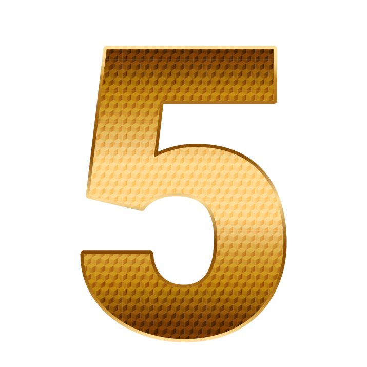 Number Gold Free Photo Transparent PNG Image