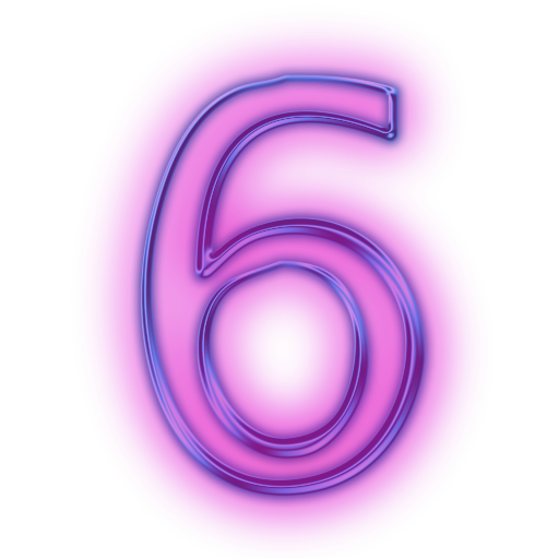 Neon Number Free Download PNG HQ Transparent PNG Image