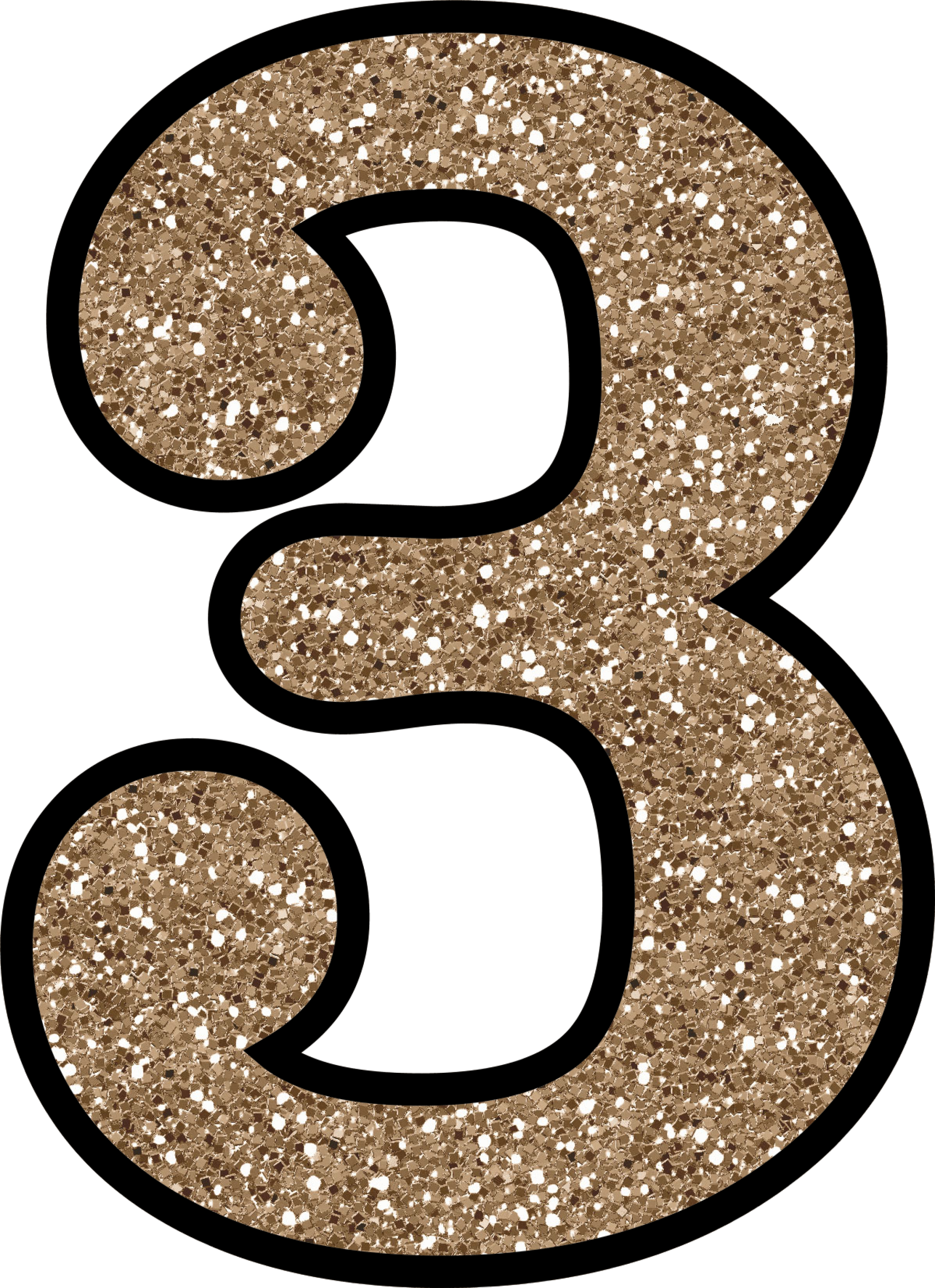 Picture Glitter Number Free Download PNG HD Transparent PNG Image