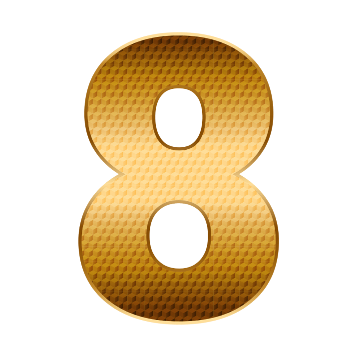 8 Number PNG Free Photo Transparent PNG Image