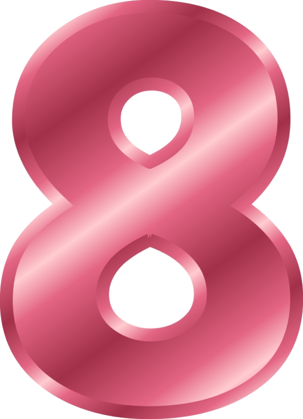 8 Number Photos HQ Image Free Transparent PNG Image