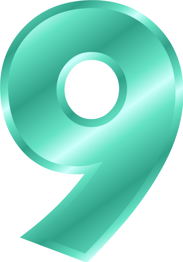 9 Number Free Download Image Transparent PNG Image