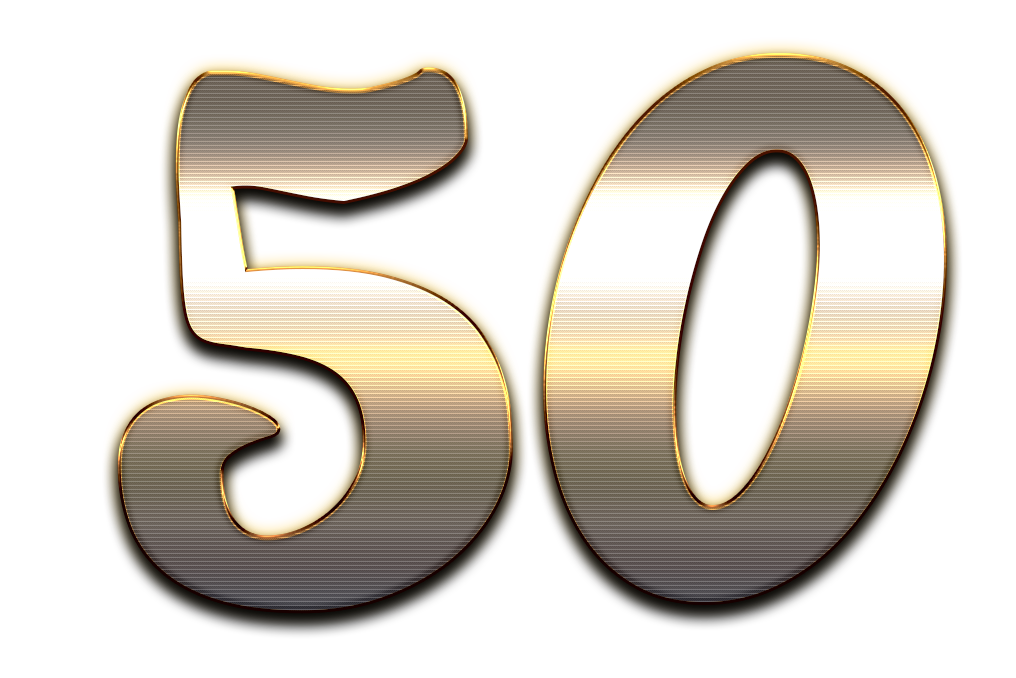 50 Number Free Download PNG HD Transparent PNG Image