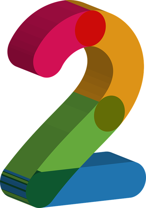 2 Number HQ Image Free Transparent PNG Image