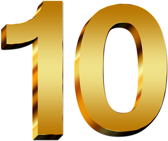 10 Number PNG File HD Transparent PNG Image