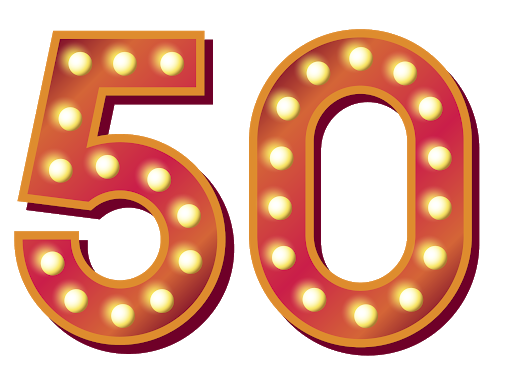 50 Number HQ Image Free Transparent PNG Image