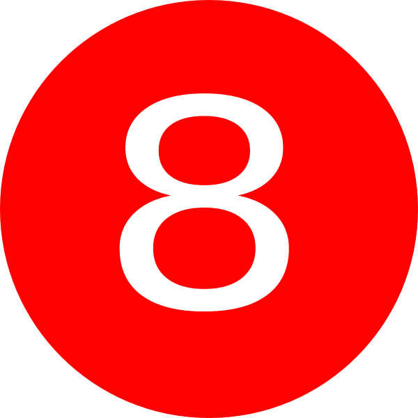 8 Number PNG Free Photo Transparent PNG Image